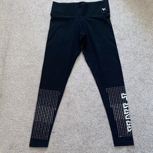 Victoria's Secret Pink Yoga Leggings - Black